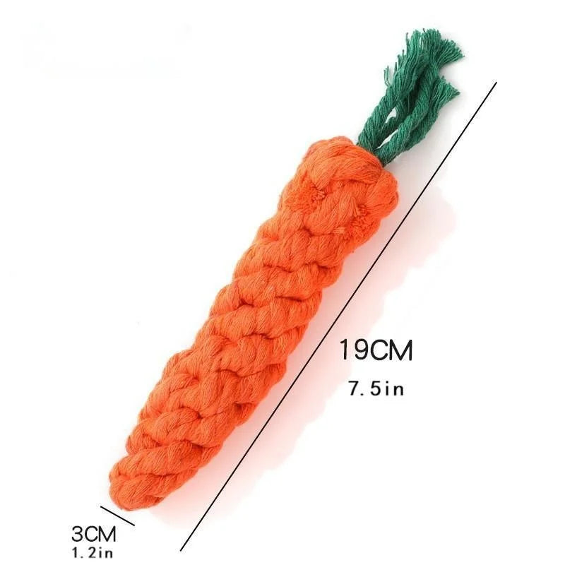 Carrot Rope Chew Toy