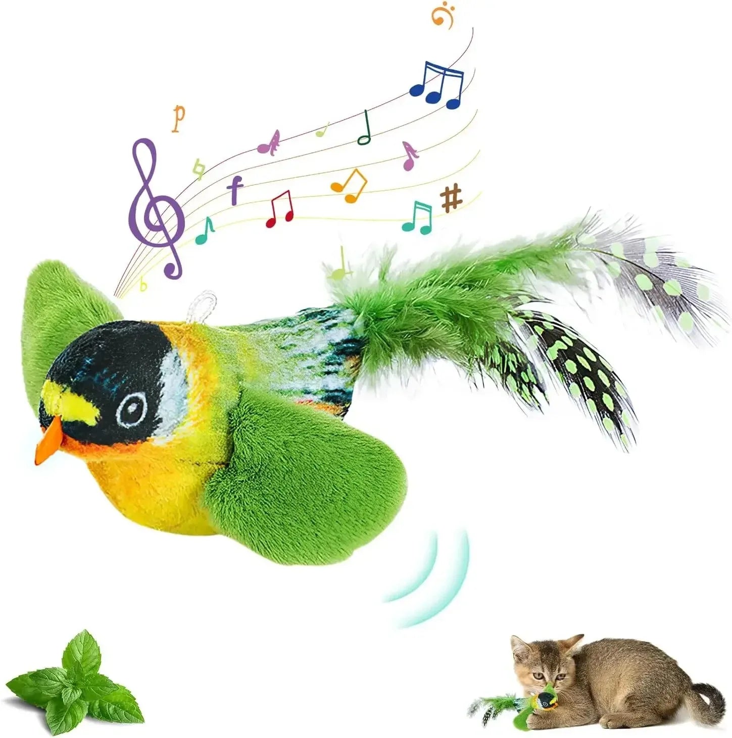Bird Sound Cat Toy