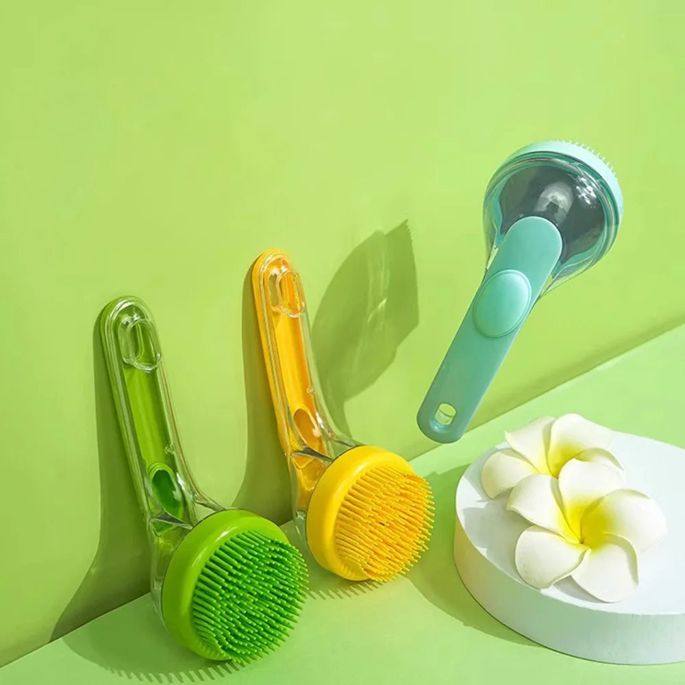 Pet Bath Brush for Small Dogs & Cats
