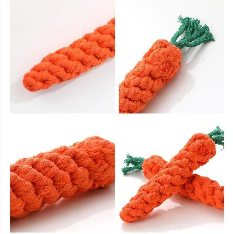 Carrot Rope Chew Toy