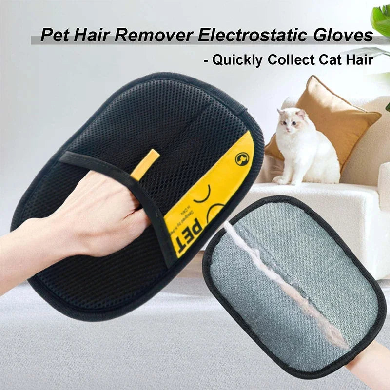 Pet Hair Cleaning  Gloves